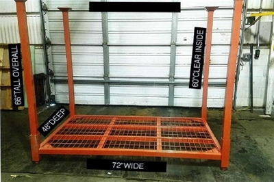 New 48" x 72" Stack Racks